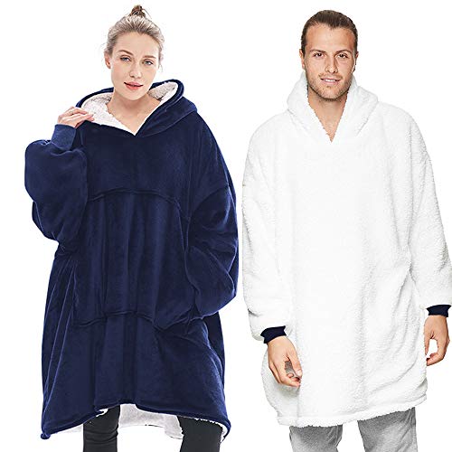 Lushforest Hoodie Sweatshirt Blanket, Oversized Super Soft Warm Comfortable Giant Hoody, Fit for Men Women and Teens