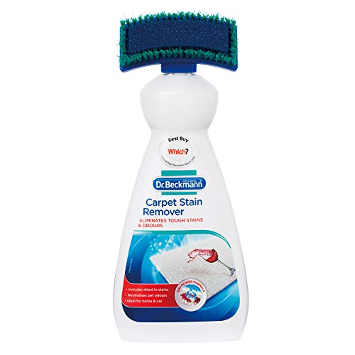 Dr. Beckmann Carpet Stain Remover with Cleaning applicator/brush-650ml, White, 10 x 30 x 35 cm